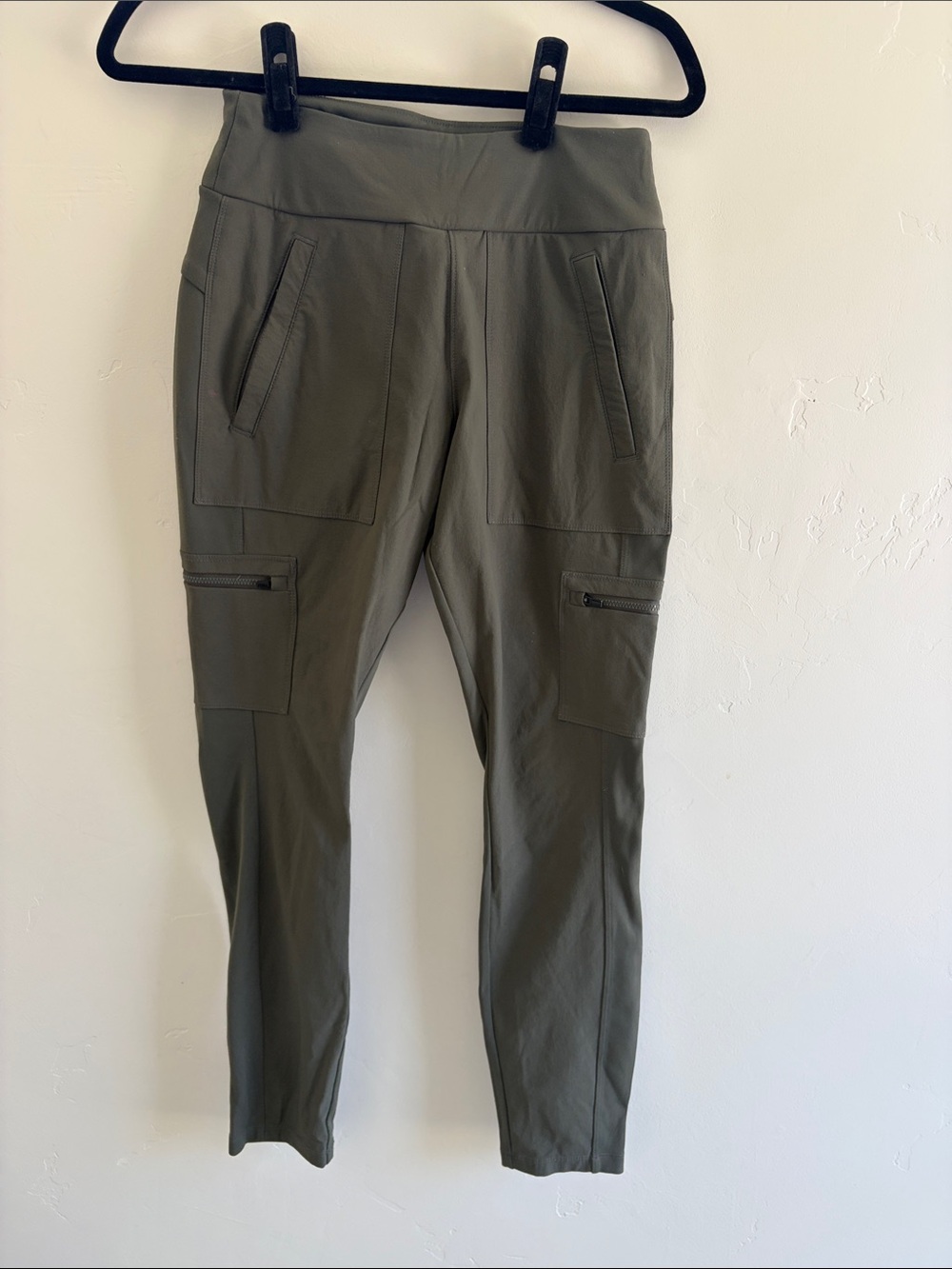 Athleta Olive Tone High-Rise Ponte Leggings